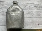 AMAZING WWII TRENCH ART CANTEEN TEXAS SAILOR USS SARATOGA / KANKAKEE W/ POPEYE..