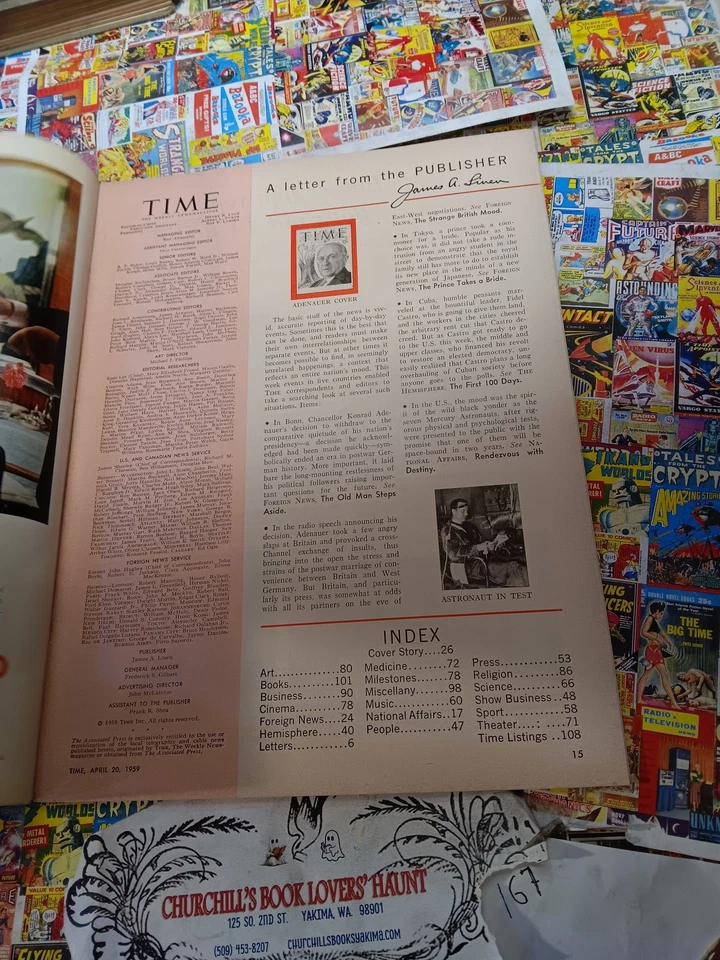 Time Magazine - April 20, 1959 - Image 2 of 4