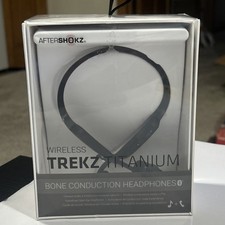 AfterShokz Titanium Bone Conduction Wireless Bluetooth Headphones NO CHARGER