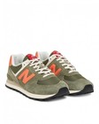  Sport Schuhe Sneakers HERREN New Balance 574 BGR Olivgrün Suede Mesh 