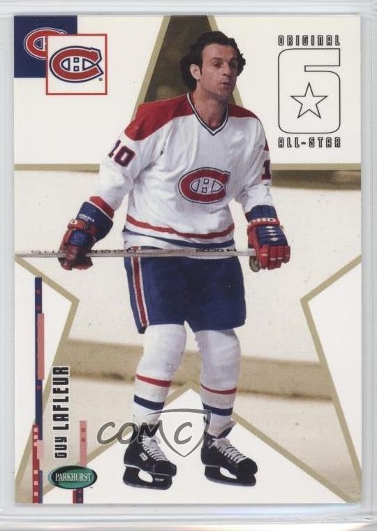 2003 Parkhurst Original Six Montreal Canadiens All-Star Guy Lafleur #70 HOF 0f8