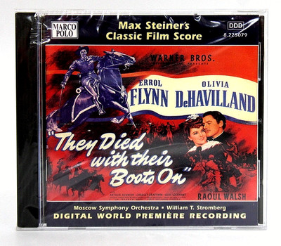 Max Steiner / William T. Stromberg-''They Died With Their Boots On''  1999- NEW CD