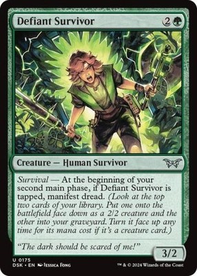 Defiant Survivor - DHOH MTG - Light Play