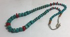 turquoise color Howlite stone necklace/21.5"/ $0.85 combine s/h fee(z556-w1.5) — photo 2