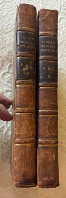 Walter Savage Landor, Imaginary Conversations, 2 Vol Lon. Taylor Hessey 1824 1st