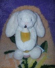 Jellycat Bashful Bunny With Pencil NWT 7" Plush Collectible Retired QUICK SHIP 