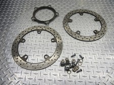 2003 98-03 BMW K1200RS Front Left Right Brake Rotor Disc 4.77mm/4.78mm ABS Ring