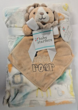 Plush Baby Starters Lion Cub Lovey Security Blanket Little Roar NWT 30" x 36"