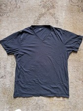 Men  s Uniqlo Black V-neck Undershirt