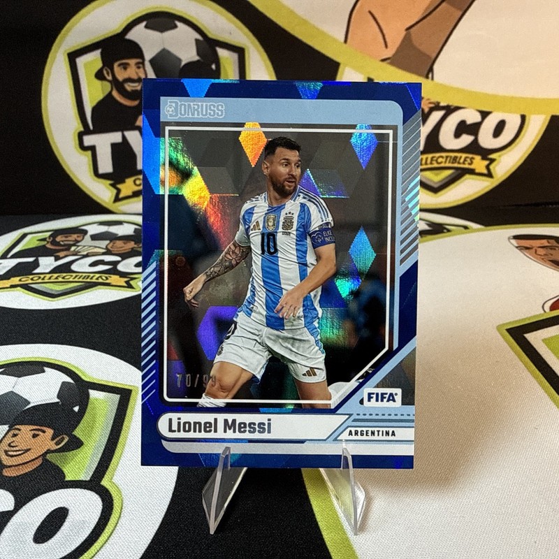2024/25 Panini Donruss FIFA Soccer Lionel Messi Argentina card #80  70/99 