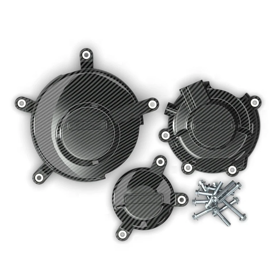 For Suzuki GSXR600 GSXR750 2006-2016 Carbon Fiber Engine Casing Protector Cover Foto 3 de 3