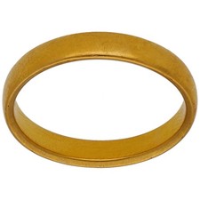 22ct Gold Ring 4.23g Wedding Plain Size P - Fully Hallmarked