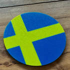 Set of 3 Sweden Coasters Plastic Drink Mats Scandinavian Style Table Mats