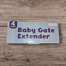 Baby Gate Extender Wall Protector for Presure Mount Gates Black 4  NEW 