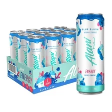 12 Pack Alani Nu Blue Slush Energy Drink 12 fl oz Cans 200mg Caffeine NEW