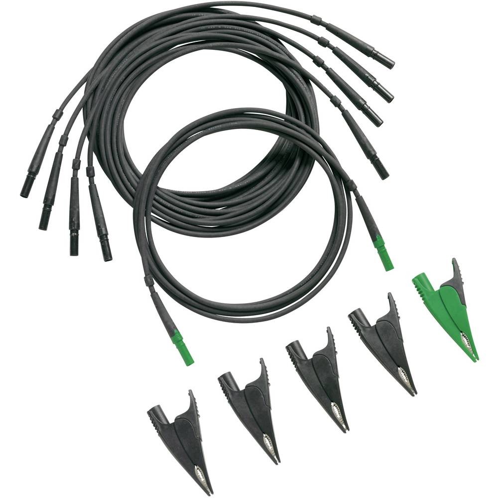Cordons Fluke TLS430 pince et fiches 4 mm pour éviter les faux contacts