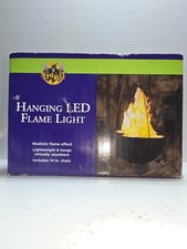 Spirit Halloween Mini Hanging LED Flame Light Black Cauldron Realistic Flame New