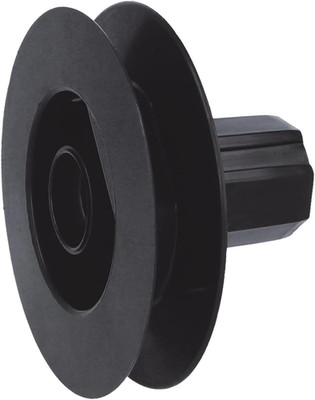Gurtscheibe aus Nylon für Rollladen-Wellenlager | Schwarz 18-mm-Gurtbänder