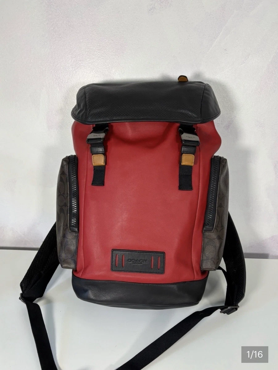 Coach Backpack Red Bags for Men for sale | eBay
