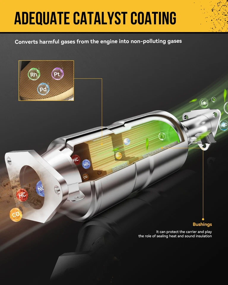 For Dodge RAM 2500 & 3500 5.7L Y Pipe Catalytic Converters 2009 TO 2010 50575 - Изображение 3 из 4