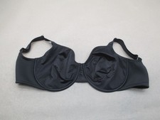 34H Vanity Fair Womens Black Unlined Underwired Opaque Back Closure Demi Bra 11J