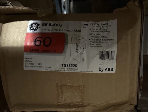 GE Safety Switch TG3222R