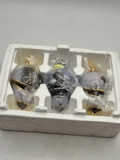 On Eagles’ Wings Three Piece Porcelain Ornament Set Bradford Editions 2002 Box11