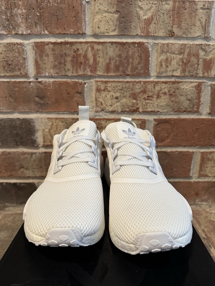 New 10 Adidas Originals NMD R1 Casual Sneakers 2016 All Triple