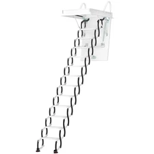 12Steps Loft Wall Folding Pulldown Attic Ceiling Ladder Stairs 39.4*27.6"🪜