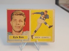 KYLE ROTE 1957 TOPPS FOOTBALL NEW YORK GIANTS #59