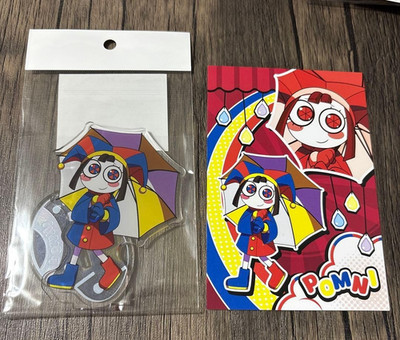 The Amazing Digital Circus Acrylic Stand Postcard Pomni Set Rainy Day 2026 NEW