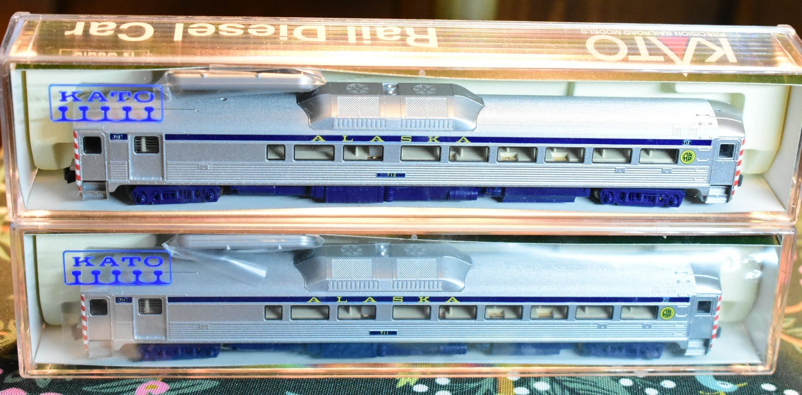 Kato Rdc N Scale KATO 106-3015 Alaska Railroad RDC Rail Diesel Cat Set #711/712 ...