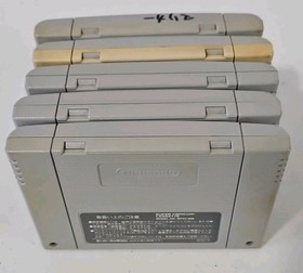 Lot 5 Mario World Kart RPG Collection All-Stars Yoshi's Island SFC Super Famicom