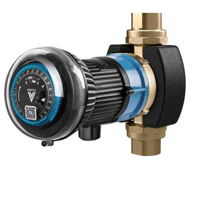 Vortex Zirkulationspumpe BWO 155 V 3/4''i ZM ohne Verschraubungen, mit ZS-Uhr
