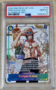 PSA10 OP16 PORTGAS D. ACE ALTERNATE エース Portgas D Ace Psa 10 | eBay