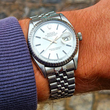 Rolex DateJust 36 - Steel - Silver Dial - Jubilee Bracelet - Papers - 1968