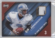 2005 Upper Deck UD Game Jerseys Patch Joey Harrington #GJP-JH Patch 0a1