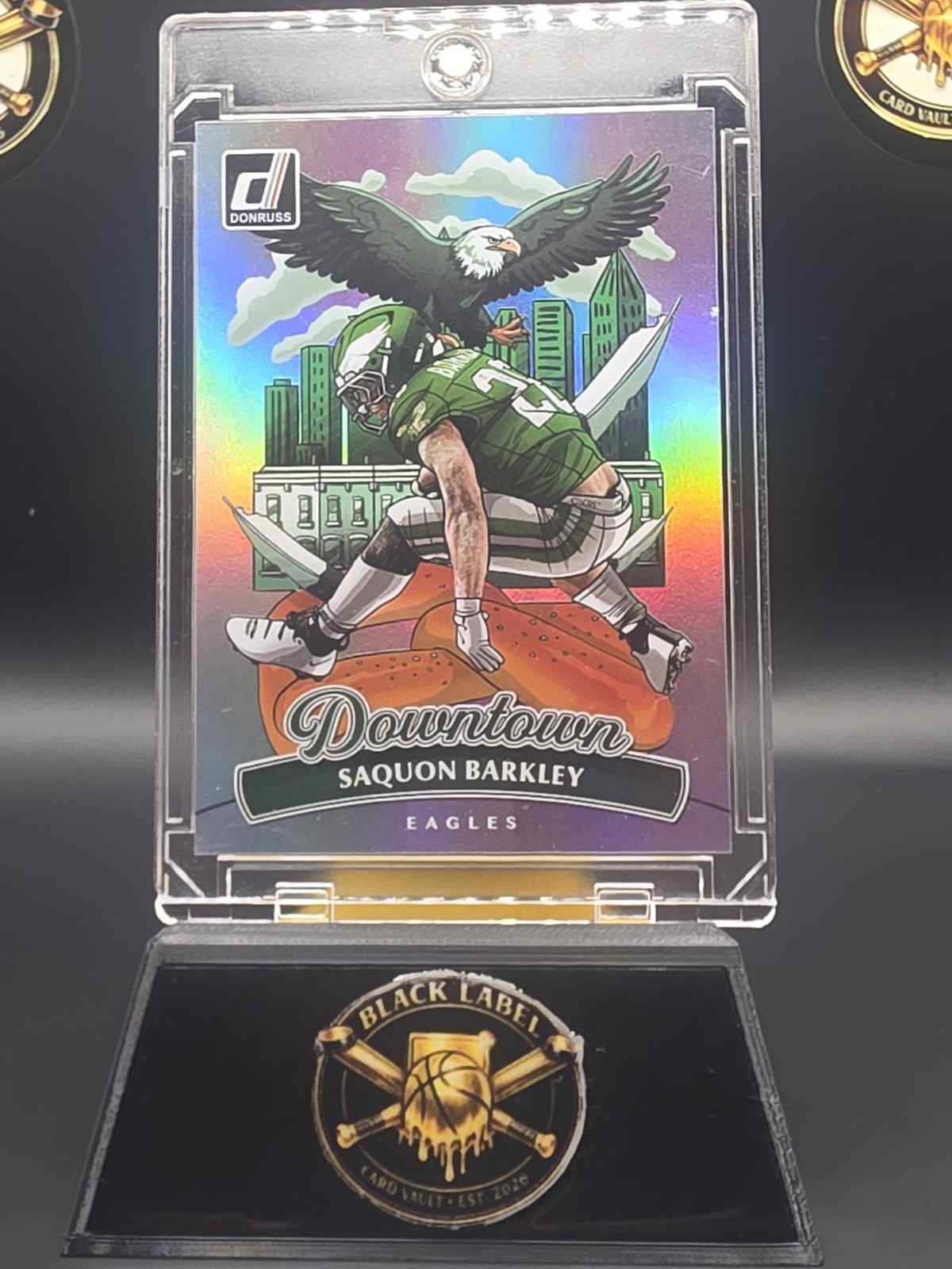 Panini 2025 Donruss Downtown! Saquon Barkley #7 Philadelphia Eagles