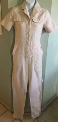 Urban Outfitters BDG  Light Tan Utility Jumpsuit Romper XS TP Cotton PRISTINE