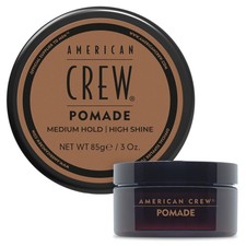 American Crew Pomade for Men Scented Medium Hold Shine Hair Styling, 3 Oz