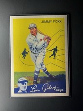 2011 Topps Baseball Jimmy Foxx - Lou Gehrig Says Rare Insert - SC3185