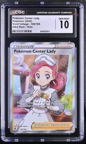 Pokémon Center Lady graded CGC 10 for sale on eBay