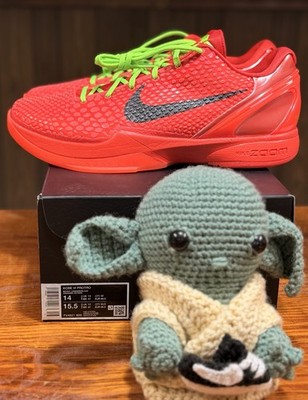  Size 14 - Kobe 6 Proto Reverse Grinch 