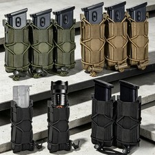 Tactical Molle Open Top Mag Pouch Universal Single/Double/Triple Magazine Holder