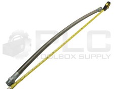 NEW 3' STEEL BRAIDED HOSE W/ 1" FEMALE  1" MALE FITTING