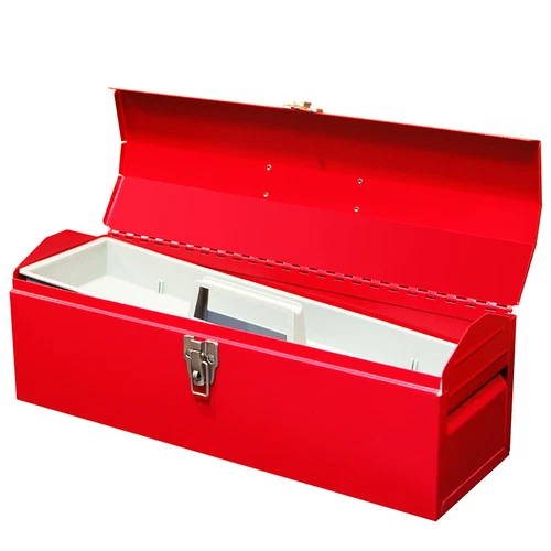16 "19" Portable Toolbox Red Parts Management Tools Storage Box - Foto 8 di 8