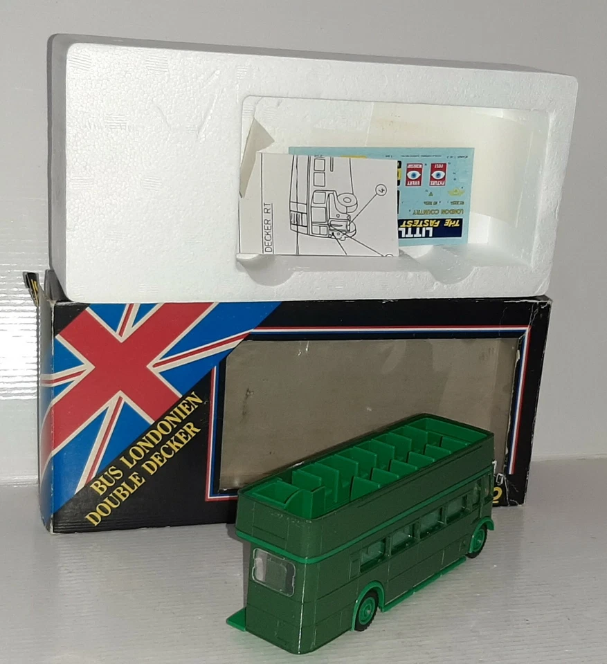 BUS LONDONIEN  DOUBLE DECKER N°4402 VERDE SOLIDO SCALA 1/50 - Immagine 3 di 4
