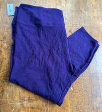 Simply Vera Vera Wang Women's Plum High Rise Live-In Shaping Leggings sz 3X