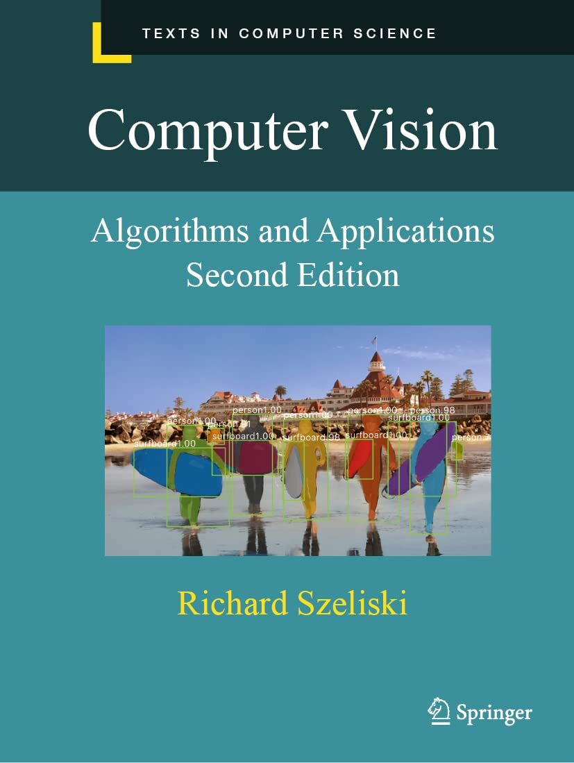 9783030343743 Computer Vision: Algorithms and Applications - Richard Szeliski