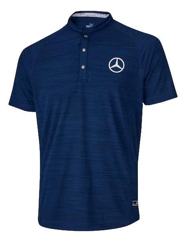 MERCEDES-BENZ PUMA Herren-Polo-Shirt T-Shirt S weiß